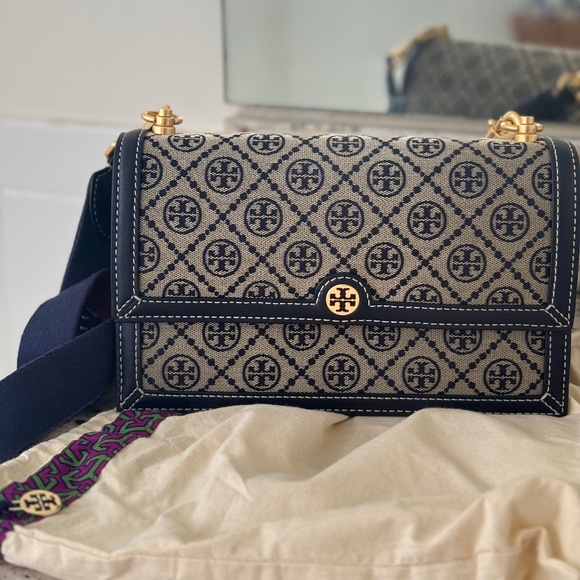 Tory Burch Monogram Jacquard Bag